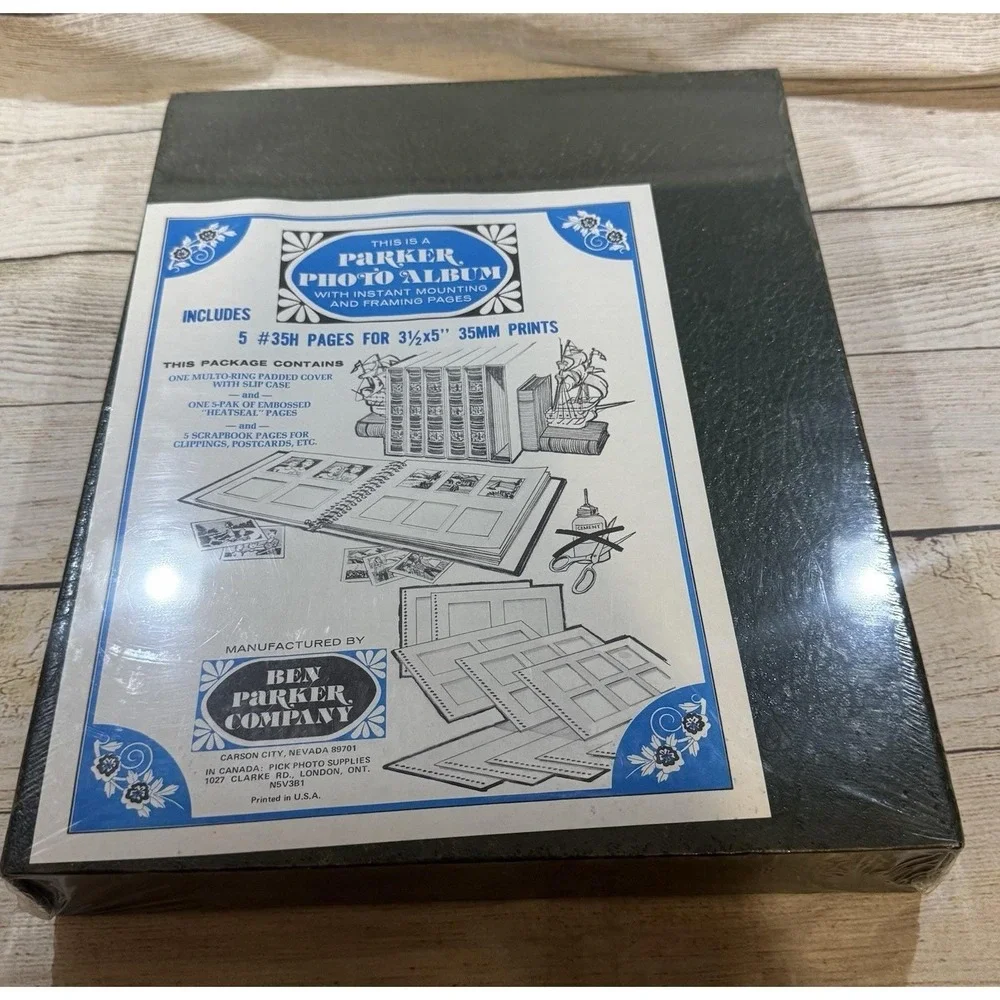 NOS Ben Parker Green Photo Album #35H for 3½ x 5